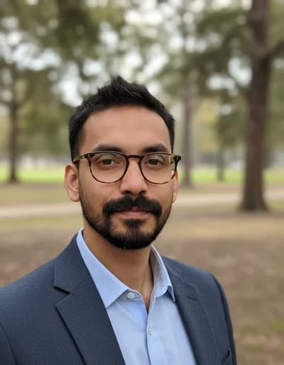 Portrait of Amlan Chakravarty