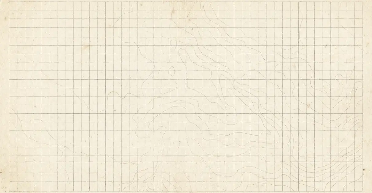 A folded paper map